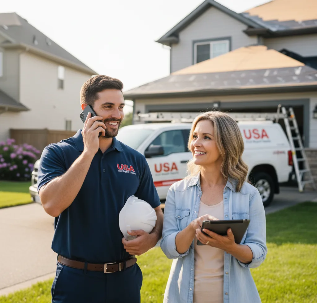 USA Roof Repair Experts customer support in Orange